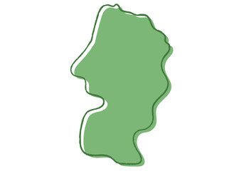 手書き風の山形県