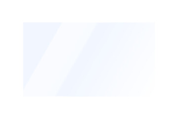 Transparent shiny glass plate 16:9. Screen reflection png illustration on a transparent background