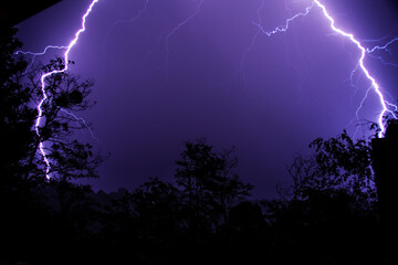 Orage dans le Rhône