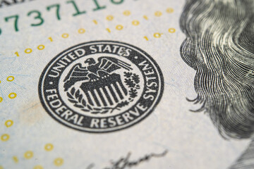 Obraz premium The Federal Reserve System, the central banking system of the United States of America.