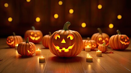 jack o' lantern pumpkins for Halloween 