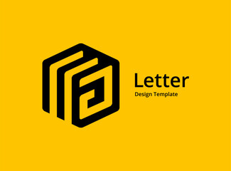 Letter J logo icon design template elements