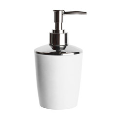 Obraz premium White pump bottle containing liquid soap, cut out