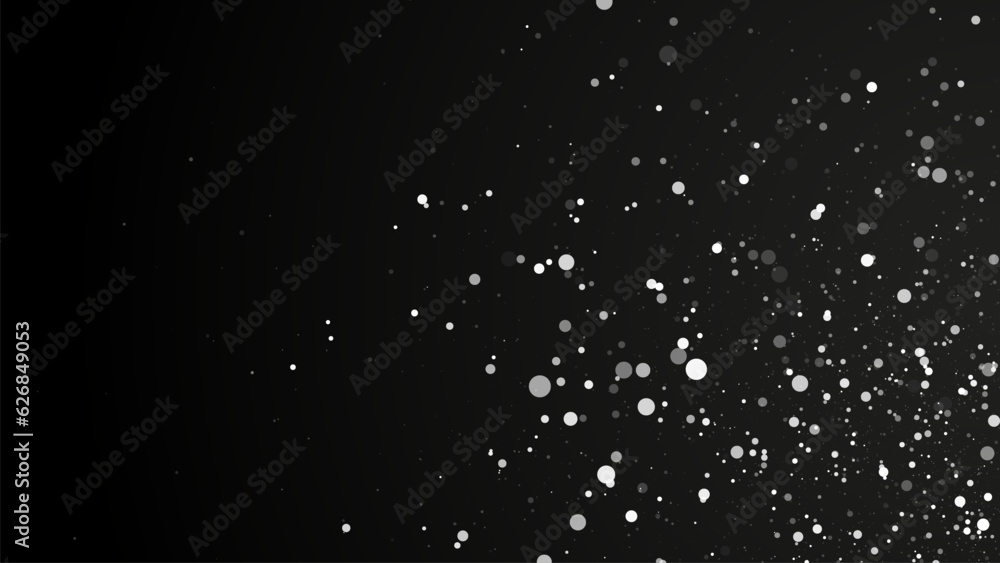 Aufkleber vector dust particles with bokeh effect. abstract magic background.