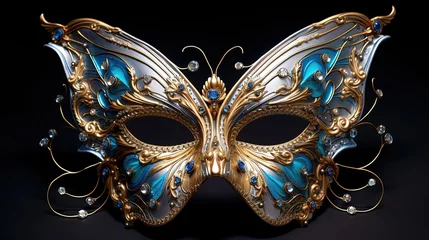 Foto op Canvas Venice carnival butterfly mask © Savinus