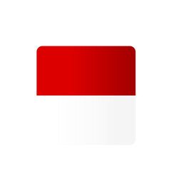 Geometry Indonesia Flag