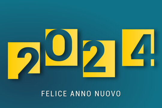 felice anno nuovo - buon anno 2024	