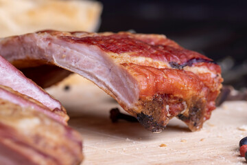 Boiled pork ribs with spices