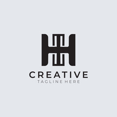 HH Logo Design Template