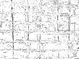 Unique weathered brick wall with traces of black paint running down. Natural vector grunge texture with large and small grains. Perfect for overlay and stencil in contemporary, urban designs

