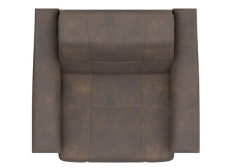 Sofa-Marrom-Brown-(top of view of product)