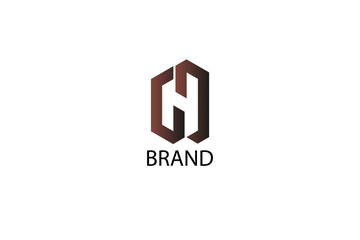Fototapeta premium Modern logos are suitable for use as company symbols or so on