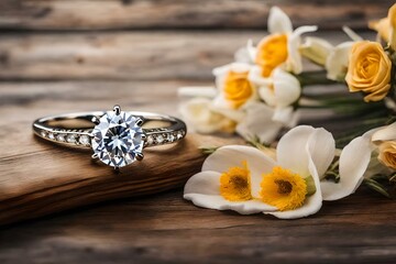 rings and flowers