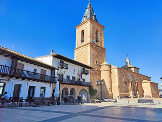Obraz premium Plaza mayor de Tarazona de la Mancha.