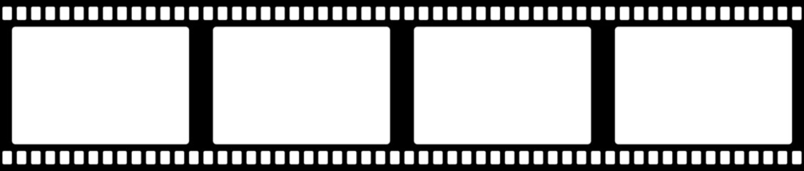 Film strip vector design element. Retro design frame.
