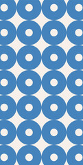 Candy Playful Brutalist Background Pattern or Phone Wallpaper. Simple shapes. Bauhaus. Circle