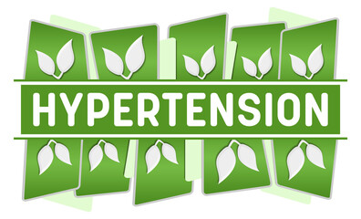 Hypertension Green Leaves Top Bottom Triangles Horizontal 