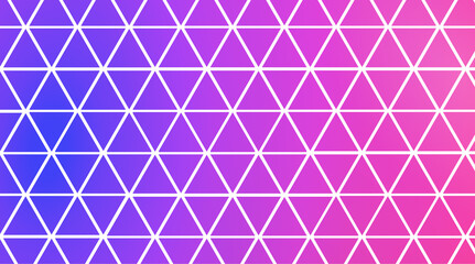 seamless pattern triangle gradient pink and purple on white background