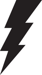 Power energy vector emblem. Electricity flash symbol. Charge or danger icon