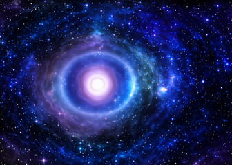 Fototapeta premium nebula space picture, galaxy illustration, astronomy concept created with generative ai technology