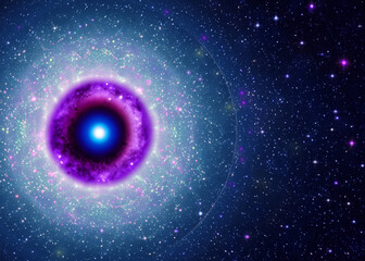 Obraz premium nebula space picture, galaxy illustration, astronomy concept created with generative ai technology