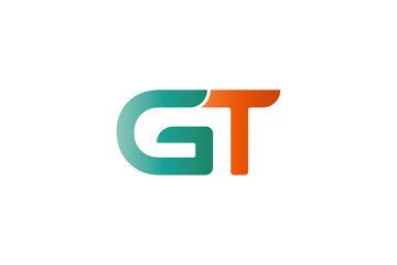 Letter GT logo icon template 