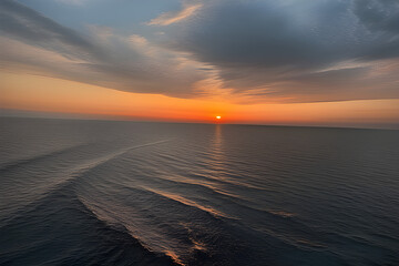 The sunset sea. It makes me feel at ease.
Generative AI