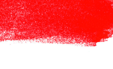 Halb angestrichener Hintergrund mit roter Wasserfarbe