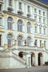 Fototapeta na wymiar Palacio europeo con estética austria