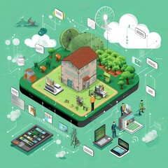 Connected World: A Vibrant Collection of Images Illustrating the Internet of Things