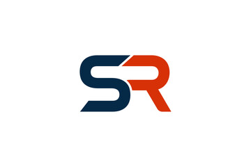 Modern letter SR Logo Design