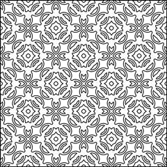 Stripes shapes. Simple line pattern. Black and white pattern. Minimalistic background for web page, textures, card, poster, fabric, textile.