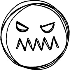 Scribble Emoji Devil