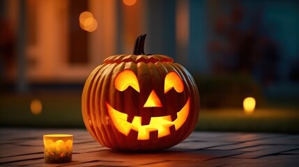 funny halloween pumpkin