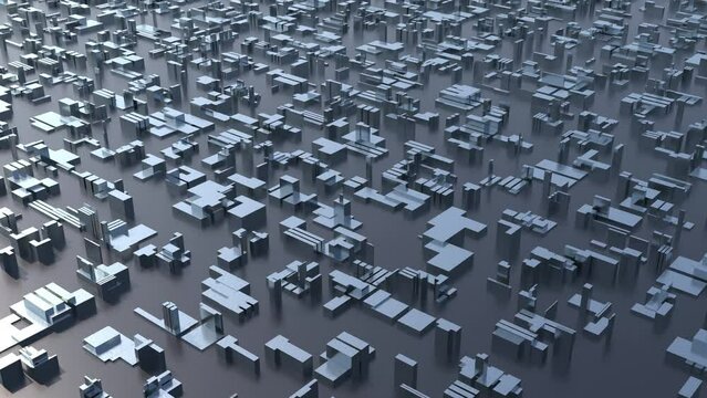 Metal electronic microscheme connection processor futuristic scheme 4k