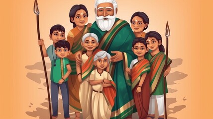 Obraz premium august 15 india independence day