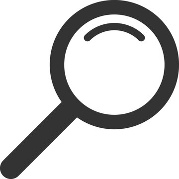 Magnifying lens icon. Zoom loupe sign