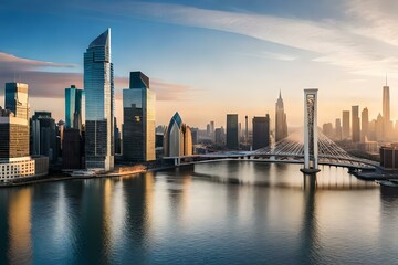 Fototapeta premium city skyline