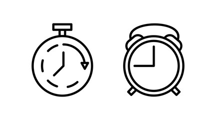 Clock icon. Time icon vector. Clock icon in trendy flat style isolated