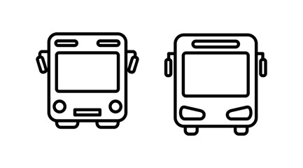 Bus icon vector. bus vector icon