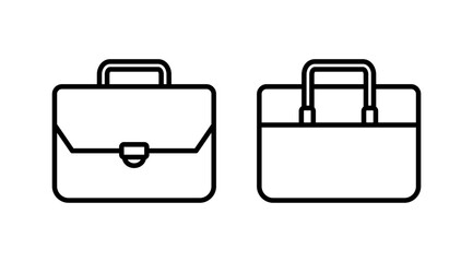 Briefcase icon vector. Portfolio vector icon. suitcase icon