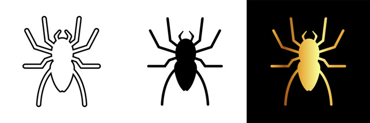 The Spider Icon represents a creepy-crawly arachnid known for its eight legs and intricate webs. 