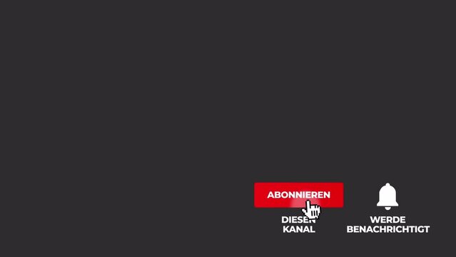 Like Abonnieren Erhalten Sie Benachrichtigungen &Uuml;berl Abo-Button