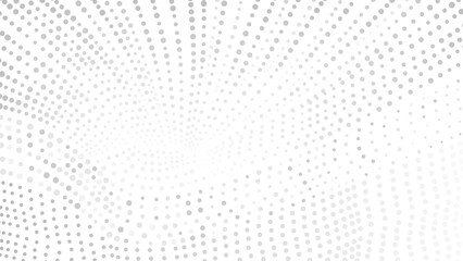 Abstract vector background. Grey dots on white backdrop