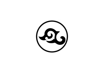 HAPPY DUCK logo template design