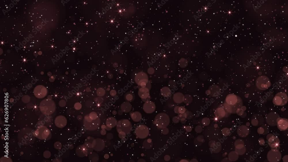 Poster abstract futuristic bokeh dust particles flying flickering particles as bokeh of light background an