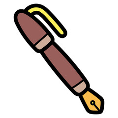 pen filled outline icon style