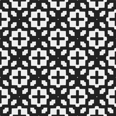 Fototapeta premium Simple texture. Black and white color. seamless repeating pattern. Minimalistic background. Monochrome art. 