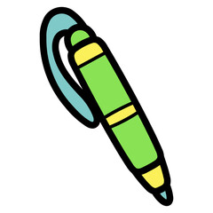 pen filled outline icon style