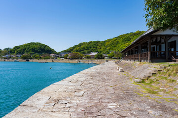 Fototapeta premium 【熊本県】明治日本の産業革命遺産 三角西港の石積み埠頭